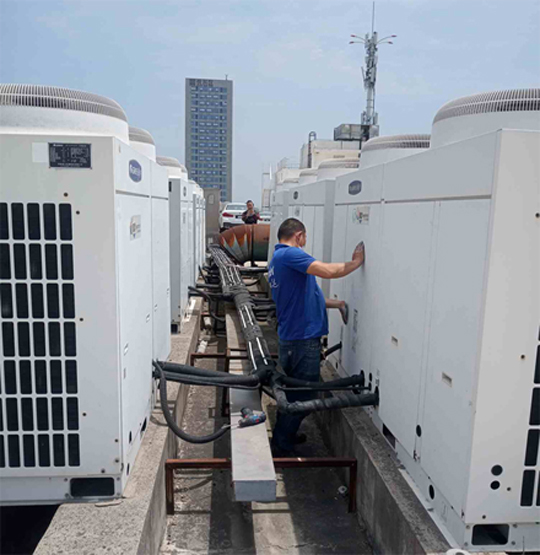 芦溪中央空调制热和不制冷系统维修方法